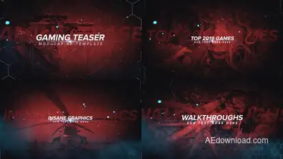 Gaming Channel Teaser Openers template preview