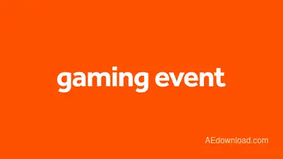 Gaming Event Openers template preview