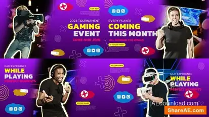 Gaming Event Promo Openers template preview