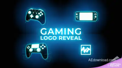 Gaming Logo Reveal Logo Stings template preview