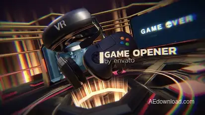 Gaming opener Openers template preview