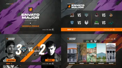 Gaming Ready Pack broadcast-packages template preview