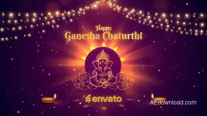 Ganesha Chaturthi Wishes Openers template preview