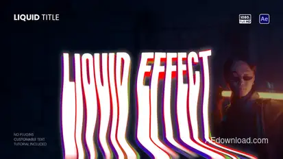 Gaze Liquid Titles Titles template preview