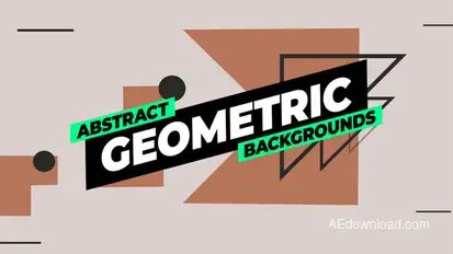 Geometric Background Elements template preview