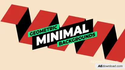Geometric Minimal Backgrounds Elements template preview