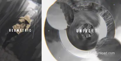 Geometric Shapes Opener Openers template preview