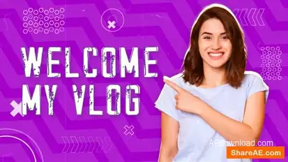 Girl's Blog Intro Openers template preview