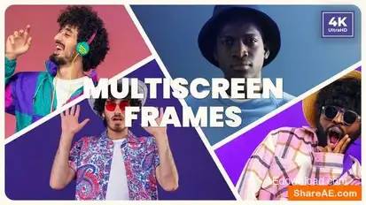 Gladsome Colorful Slideshow | Multiscreen Opener | Typography Intro Openers template preview