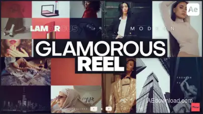 Glamorous Reel Product Promo template preview