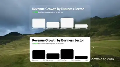 Glass & Solid Infographics Infographics template preview