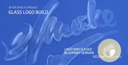 Glass Logo Build Logo Stings template preview