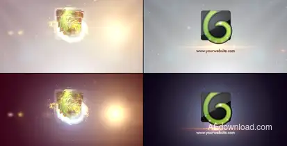 Glass Logo Form Logo Stings template preview