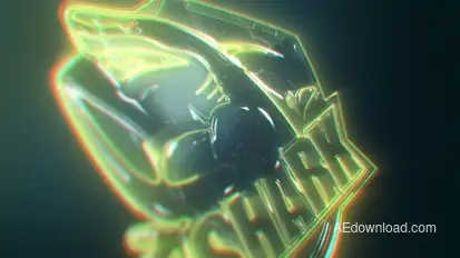 Glass Logo Reveal Logo Stings template preview