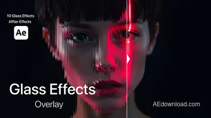 Glass Overlays Elements template preview