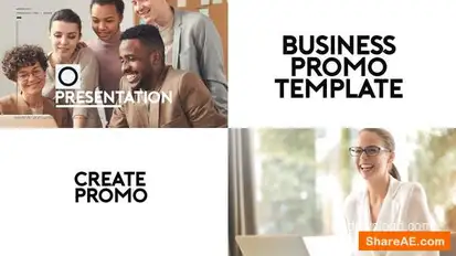 Glitch Corporate Intro Openers template preview