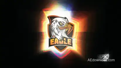 Glitch Gaming Logo Reveal Logo Stings template preview