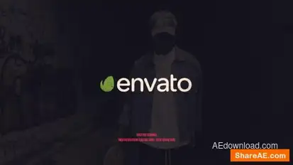 Glitch Intro Openers template preview