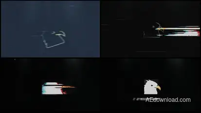 Glitch Logo 2 Logo Stings template preview