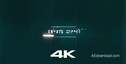 Glitch Logo Logo Stings template preview