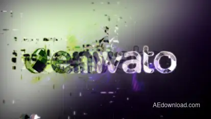 Glitch Logo Logo Stings template preview