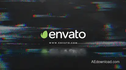 Glitch Logo Logo Stings template preview