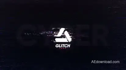 Glitch Logo Logo Stings template preview