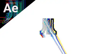 Glitch Logo Logo Stings template preview