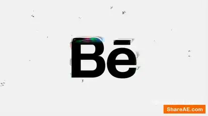 Glitch Logo Logo Stings template preview