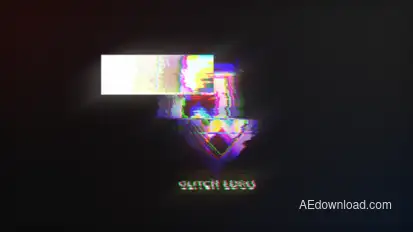 Glitch Logo /3D Edition Logo Stings template preview