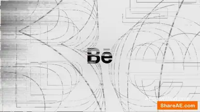 Glitch Logo Logo Stings template preview