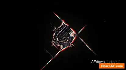 Glitch Logo Logo Stings template preview