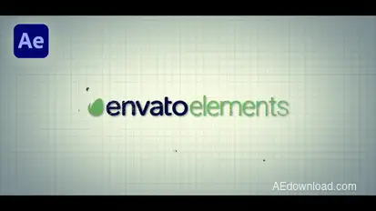 Glitch Logo Logo Stings template preview