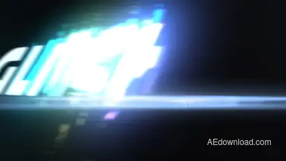 Glitch Logo Logo Stings template preview