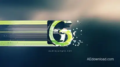 Glitch Logo Pack Logo Stings template preview