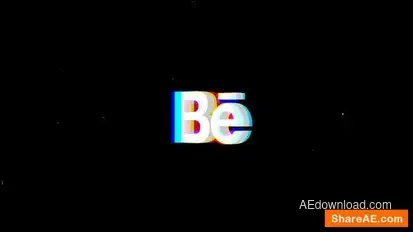 Glitch Logo Reveal Logo Stings template preview