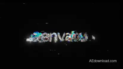 Glitch Logo Reveal V2 Logo Stings template preview