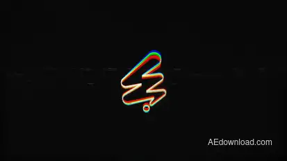 Glitch Logo Reveal Logo Stings template preview