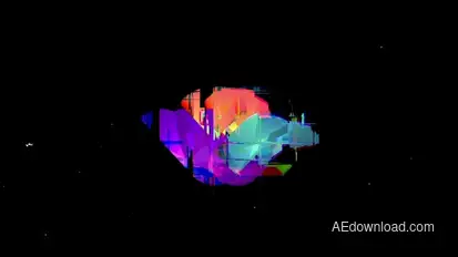 Glitch Logo Reveal Logo Stings template preview