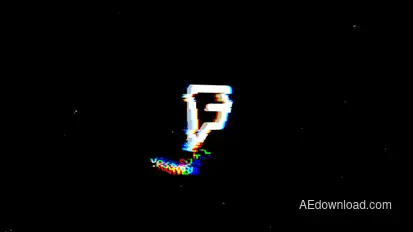 Glitch Logo Reveal Intro Logo Stings template preview