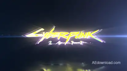 Glitch Logo Reveal Intro Logo Stings template preview