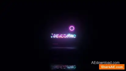 Glitch Morph Logo Logo Stings template preview