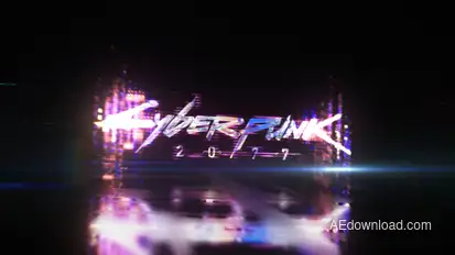 Glitch Noise Logo Reveal Logo Stings template preview