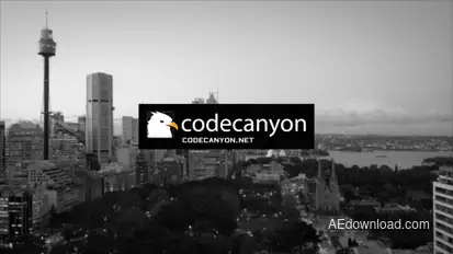 Glitch Opener Logo Stings template preview