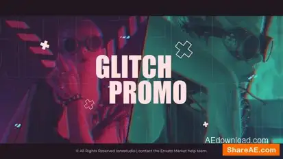 Glitch Opener Openers template preview