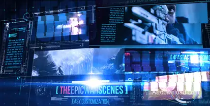 Glitch Promo Openers template preview