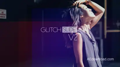 Glitch Slide v2 Openers template preview