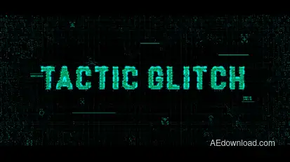 Glitch Titles Openers template preview