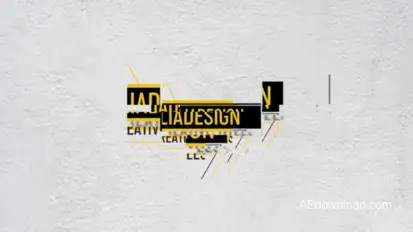 Glitch Titles Titles template preview