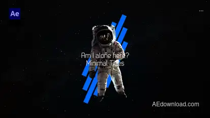 Glitch Titles Titles template preview